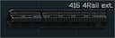 Цевье Quad Rail Extended для HK 416