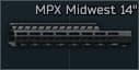 Цевье Midwest Industries "M-LOK" длиной 14 дюймов для MPX