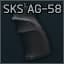Пистолетная рукоятка FAB Defense "AG-58" для СКС/VZ-58