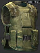 Разгрузочный жилет с бронепластинами 6Б3ТМ-01 (Хаки)