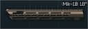 Цевье длиной 18 дюймов для Mk-18