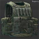 Разгрузочный жилет с бронепластинами НПП КлАСС "Багарий" (Флора Цифра)