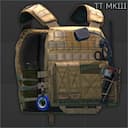 Разгрузочный жилет с бронепластинами Tasmanian Tiger "MKIII" (Coyote Brown)