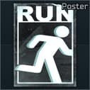 Плакат RUN
