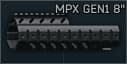 Цевье GEN1 длиной 8 дюймов для MPX