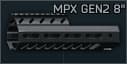 Цевье GEN2 M-LOK длиной 8 дюймов для MPX