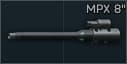 Ствол 203мм для MPX 9x19