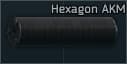 Модератор звука Гексагон 7.62x39 для АКМ