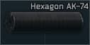 Модератор звука Гексагон 5.45x39 для АК-74