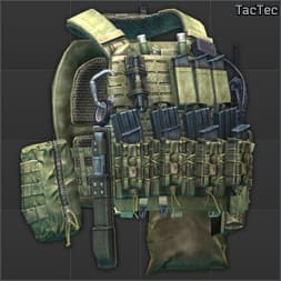 Разгрузочный жилет с бронепластинами 5.11 Tactical "TacTec" (Ranger Green)