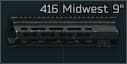 Цевье Midwest Industries "M-LOK" длиной 9 дюймов для HK 416