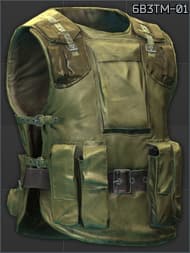 Разгрузочный жилет с бронепластинами 6Б3ТМ-01 (Хаки)