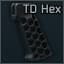 Пистолетная рукоятка Tactical Dynamics "Hexgrip" для AR-15