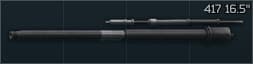 Ствол 421мм для HK417 7.62x51