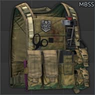 Разгрузочный жилет с бронепластинами Eagle Allied Industries "MBSS" (Coyote Brown)