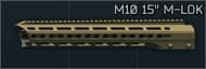 Цевье M-LOK длиной 15 дюймов для Sako TRG M10