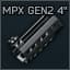 Цевье GEN2 M-LOK длиной 4 дюйма для MPX