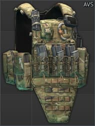 Разгрузочный жилет с бронепластинами Crye Precision "AVS" (MultiCam)